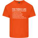I Like as Much as Riding My Bike Cycling Kids T-Shirt Childrens Orange
