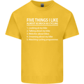 I Like as Much as Riding My Bike Cycling Kids T-Shirt Childrens Yellow