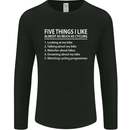 I Like as Much as Riding My Bike Cycling Mens Long Sleeve T-Shirt Black