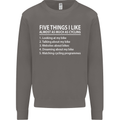 I Like as Much as Riding My Bike Cycling Mens Sweatshirt Jumper Charcoal
