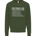I Like as Much as Riding My Bike Cycling Mens Sweatshirt Jumper Forest Green