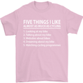 I Like as Much as Riding My Bike Cycling Mens T-Shirt Cotton Gildan Light Pink