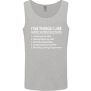 I Like as Much as Riding My Bike Cycling Mens Vest Tank Top Sports Grey