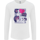 I Love 80s 90s Music Pop Rock Acid House Mens Long Sleeve T-Shirt White