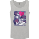 I Love 80s 90s Music Pop Rock Acid House Mens Vest Tank Top Sports Grey