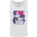 I Love 80s 90s Music Pop Rock Acid House Mens Vest Tank Top White