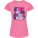 I Love 80s 90s Music Pop Rock Acid House Womens Petite Cut T-Shirt Azalea