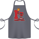 I Love Basketball Cotton Apron 100% Organic Steel