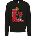I Love Basketball Kids Sweatshirt Jumper Black