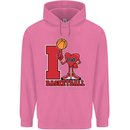 I Love Basketball Mens 80% Cotton Hoodie Azelea