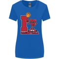 I Love Basketball Womens Wider Cut T-Shirt Royal Blue