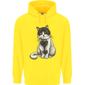 I Love Cats Cute Kitten Childrens Kids Hoodie Yellow