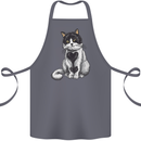 I Love Cats Cute Kitten Cotton Apron 100% Organic Steel