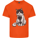 I Love Cats Cute Kitten Kids T-Shirt Childrens Orange