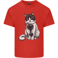 I Love Cats Cute Kitten Kids T-Shirt Childrens Red