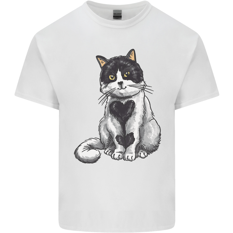 I Love Cats Cute Kitten Kids T-Shirt Childrens White