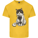 I Love Cats Cute Kitten Kids T-Shirt Childrens Yellow
