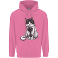 I Love Cats Cute Kitten Mens 80% Cotton Hoodie Azelea