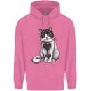 I Love Cats Cute Kitten Mens 80% Cotton Hoodie Azelea