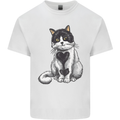 I Love Cats Cute Kitten Mens Cotton T-Shirt Tee Top White