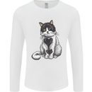 I Love Cats Cute Kitten Mens Long Sleeve T-Shirt White