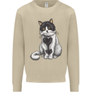 I Love Cats Cute Kitten Mens Sweatshirt Jumper Sand