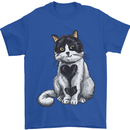 I Love Cats Cute Kitten Mens T-Shirt Cotton Gildan Royal Blue