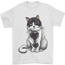 I Love Cats Cute Kitten Mens T-Shirt Cotton Gildan White
