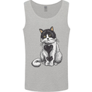 I Love Cats Cute Kitten Mens Vest Tank Top Sports Grey