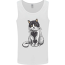I Love Cats Cute Kitten Mens Vest Tank Top White