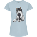 I Love Cats Cute Kitten Womens Petite Cut T-Shirt Light Blue