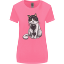 I Love Cats Cute Kitten Womens Wider Cut T-Shirt Azalea