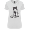 I Love Cats Cute Kitten Womens Wider Cut T-Shirt White