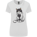 I Love Cats Cute Kitten Womens Wider Cut T-Shirt White