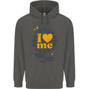I Love Me Self Loving Confident Funny Quote Childrens Kids Hoodie Storm Grey