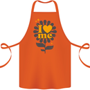 I Love Me Self Loving Confident Funny Quote Cotton Apron 100% Organic Orange