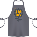I Love Me Self Loving Confident Funny Quote Cotton Apron 100% Organic Steel