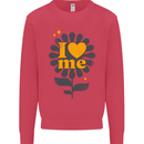 I Love Me Self Loving Confident Funny Quote Kids Sweatshirt Jumper Heliconia
