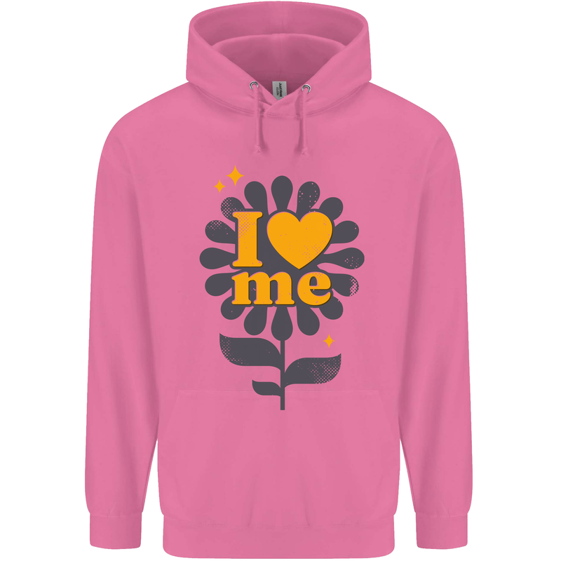 I Love Me Self Loving Confident Funny Quote Mens 80% Cotton Hoodie Azelea