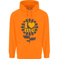 I Love Me Self Loving Confident Funny Quote Mens 80% Cotton Hoodie Orange