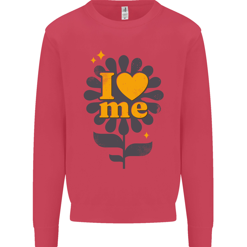 I Love Me Self Loving Confident Funny Quote Mens Sweatshirt Jumper Heliconia