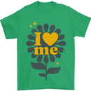 I Love Me Self Loving Confident Funny Quote Mens T-Shirt Cotton Gildan Irish Green