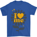 I Love Me Self Loving Confident Funny Quote Mens T-Shirt Cotton Gildan Royal Blue