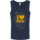 I Love Me Self Loving Confident Funny Quote Mens Vest Tank Top Navy Blue