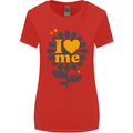 I Love Me Self Loving Confident Funny Quote Womens Wider Cut T-Shirt Red