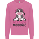 I Love Mooosic Funny Cow DJ Mens Sweatshirt Jumper Azalea