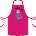 I Love My Haters Funny Halloween Cotton Apron 100% Organic Pink