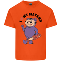 I Love My Haters Funny Halloween Kids T-Shirt Childrens Orange