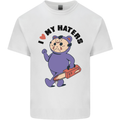 I Love My Haters Funny Halloween Kids T-Shirt Childrens White