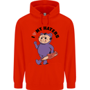 I Love My Haters Funny Halloween Mens 80% Cotton Hoodie Bright Red